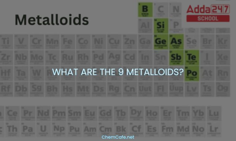 What are the 9 metalloids?