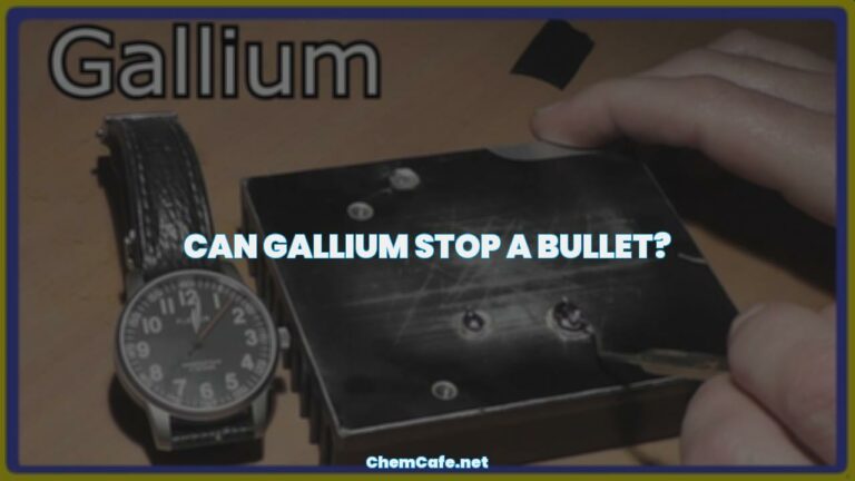 can gallium stop a bullet?