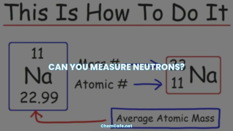 can you measure neutrons?