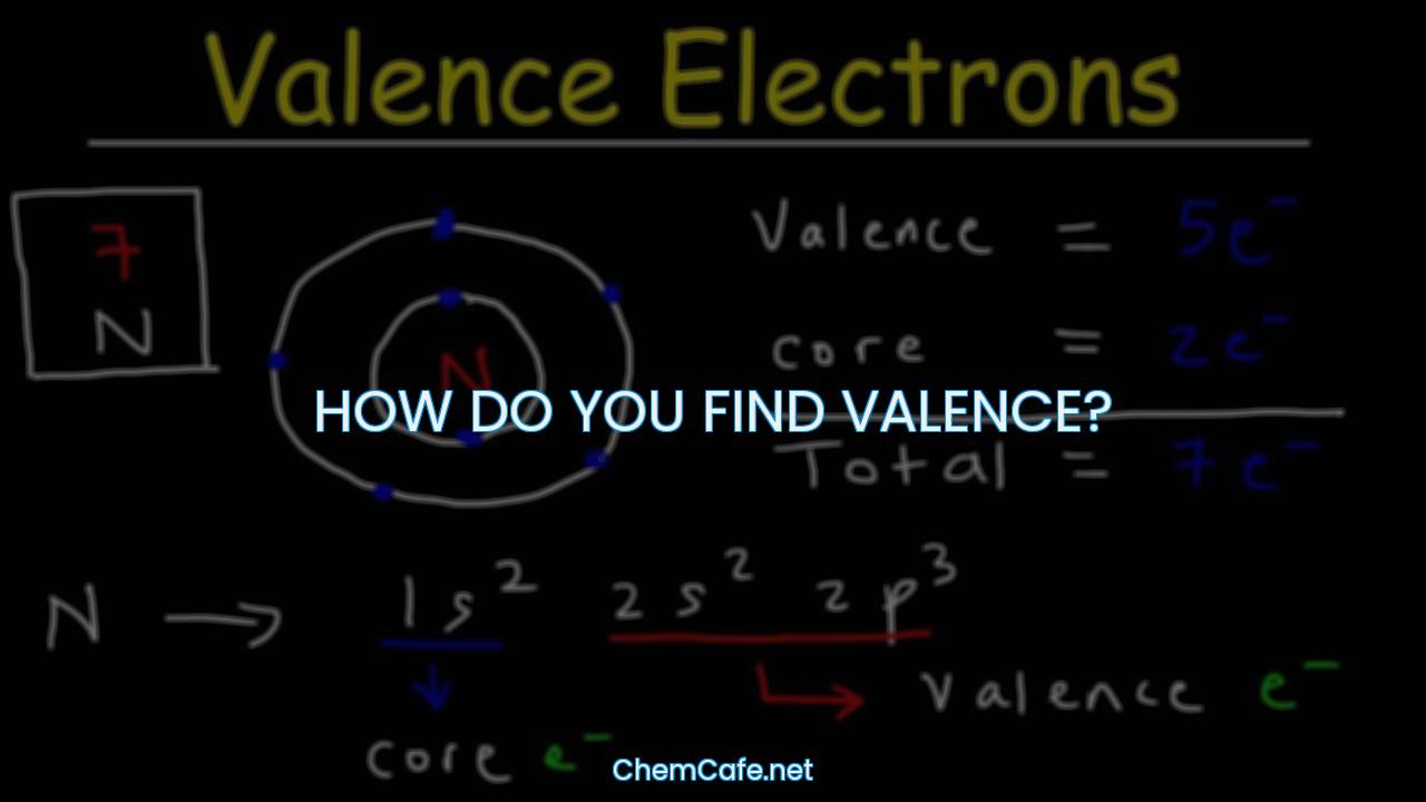 how do i find valence electrons?