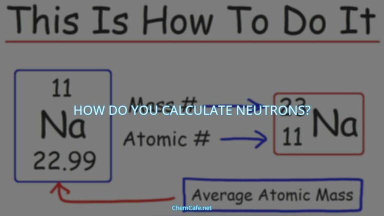 how do you calculate neutrons?