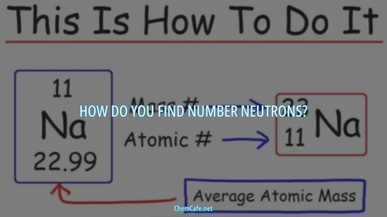 how do you find neutrons?