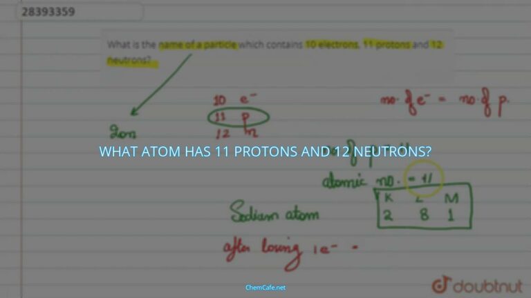 what atom has 13 protons 12 neutrons and 13 electrons?