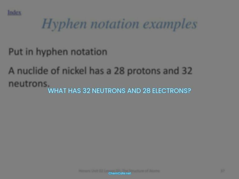 what has 27 electrons and 32 neutrons?