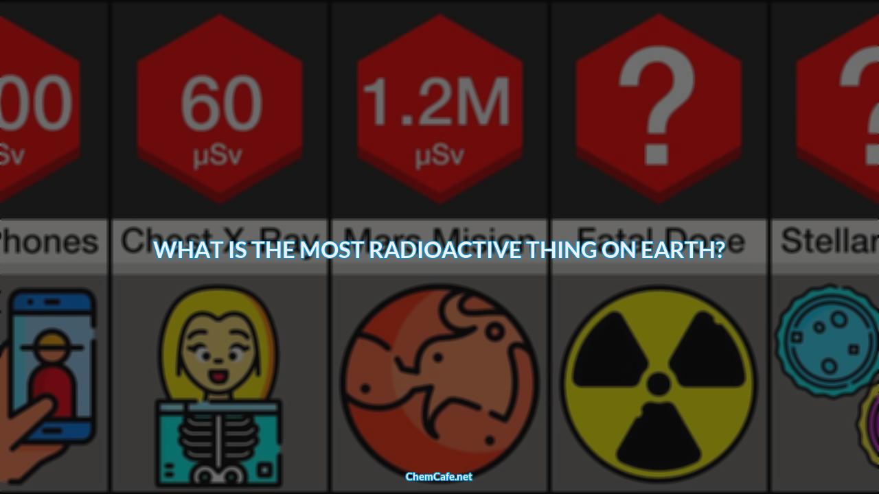 what is the most radioactive thing on earth?