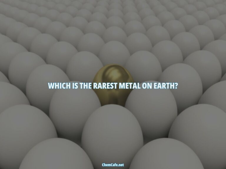 what's the rarest metal on earth?
