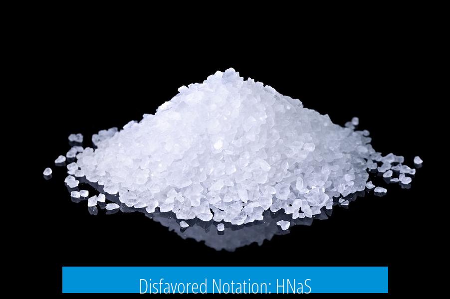 Disfavored Notation: HNaS