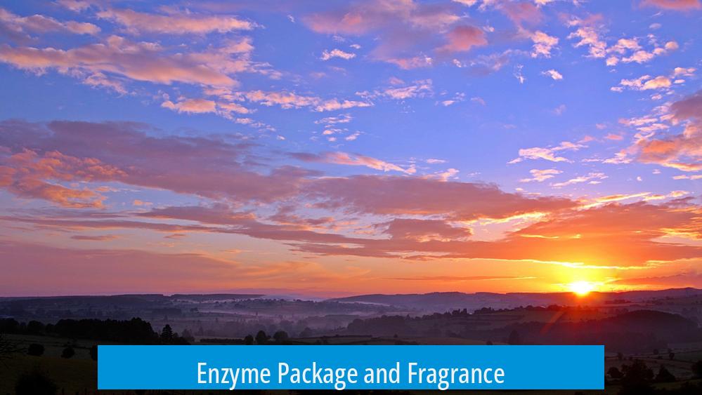 Enzyme Package and Fragrance