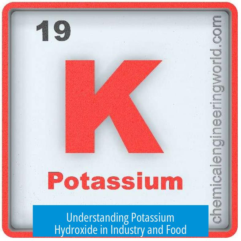 Understanding Potassium Hydroxide in Industry and Food