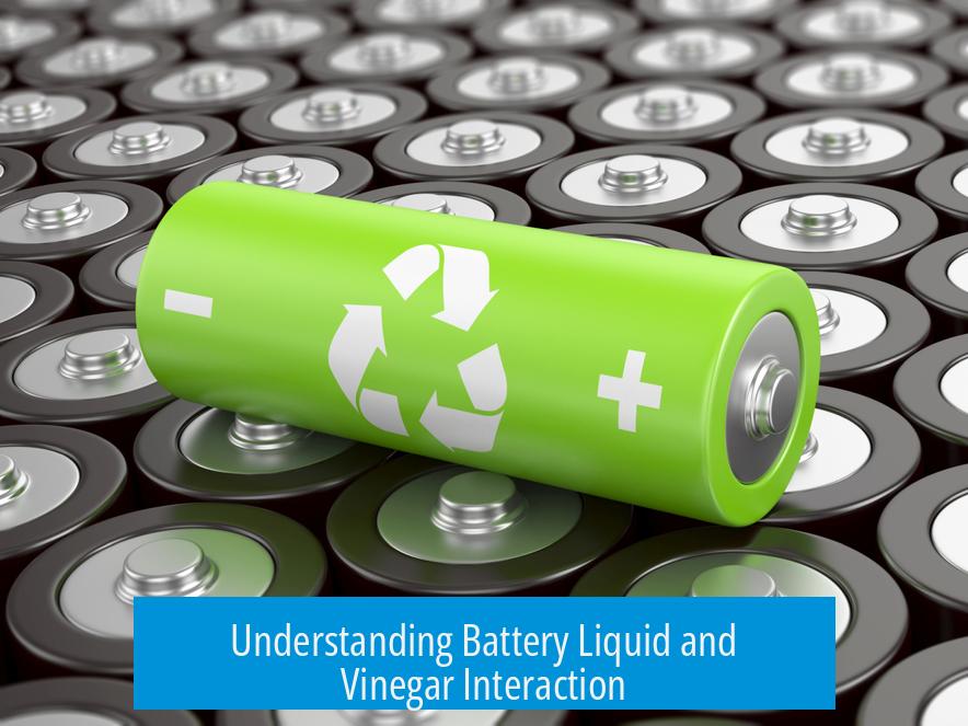 Understanding Battery Liquid and Vinegar Interaction