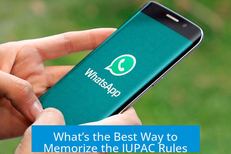 What’s the Best Way to Memorize the IUPAC Rules?
