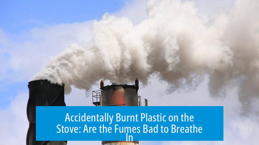 Accidentally Burnt Plastic on the Stove: Are the Fumes Bad to Breathe In?