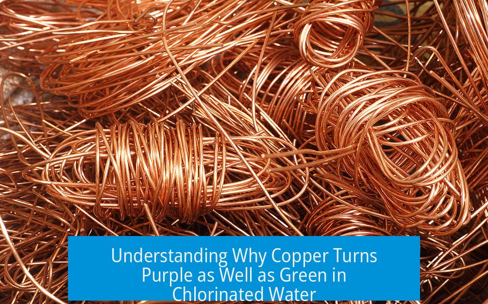 Understanding Why Copper Turns Purple as Well as Green in Chlorinated Water