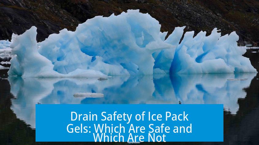 Drain Safety of Ice Pack Gels: Which Are Safe and Which Are Not?