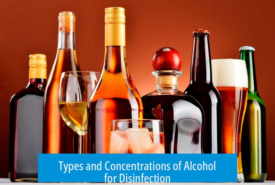 Types and Concentrations of Alcohol for Disinfection