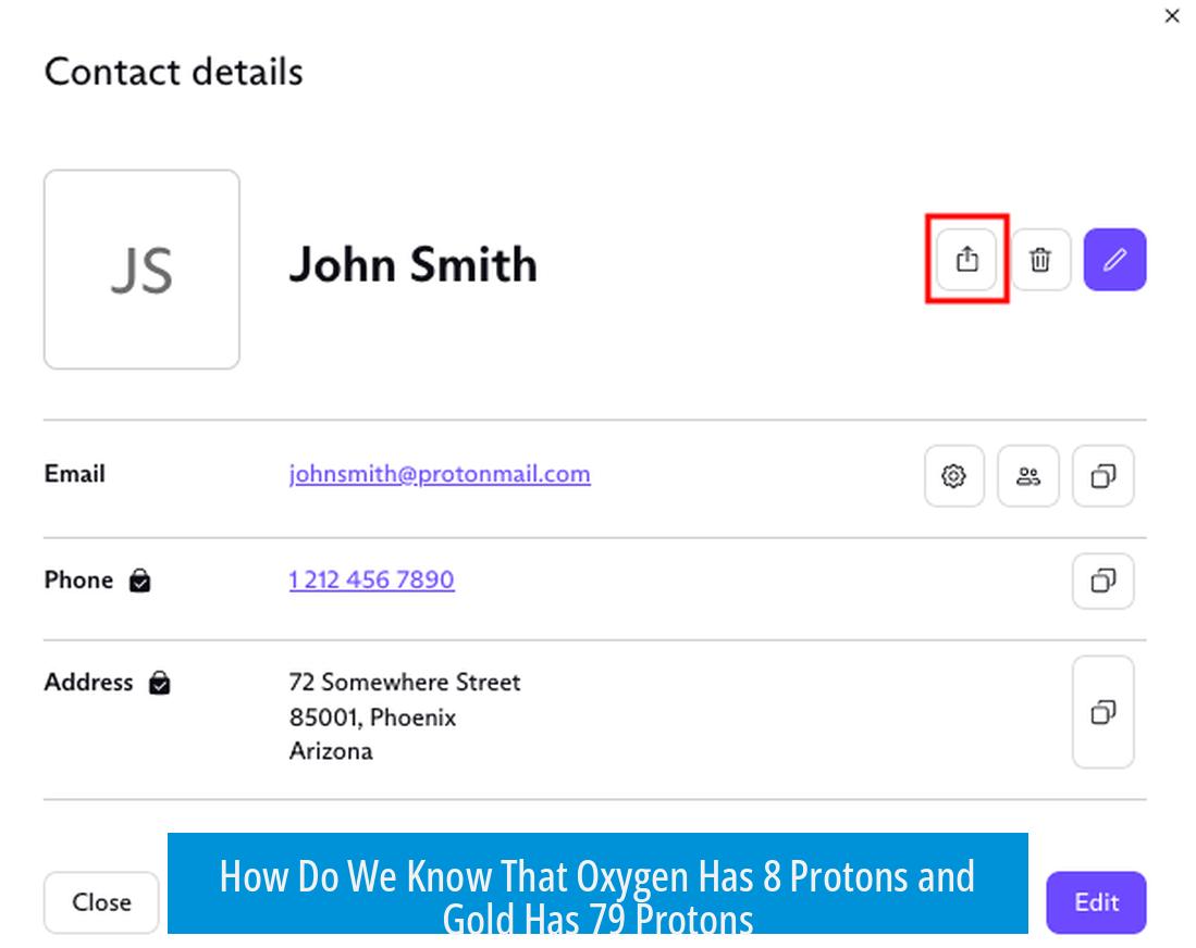 How Do We Know That Oxygen Has 8 Protons and Gold Has 79 Protons?