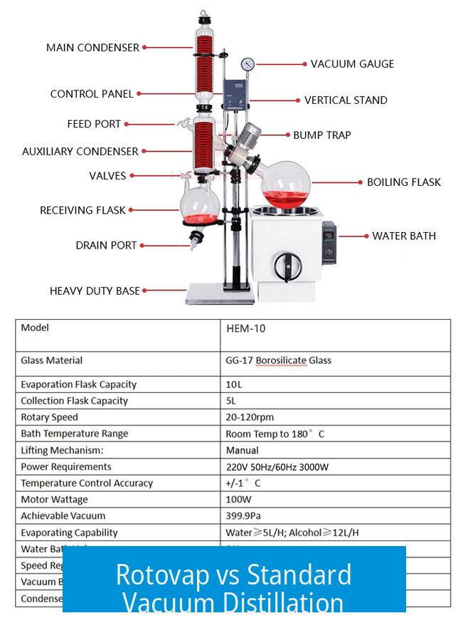 Rotovap vs Standard Vacuum Distillation