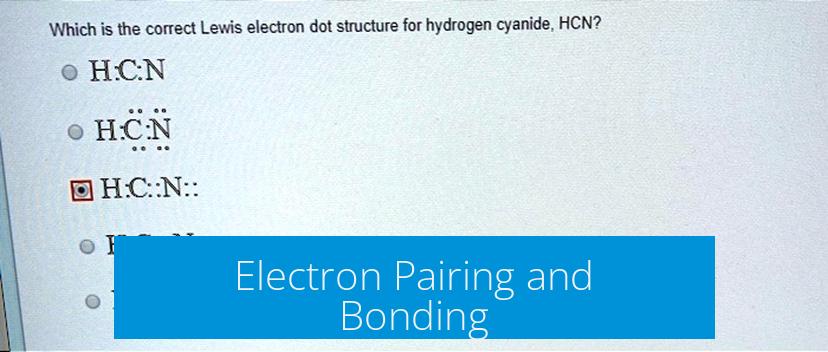 Electron Pairing and Bonding