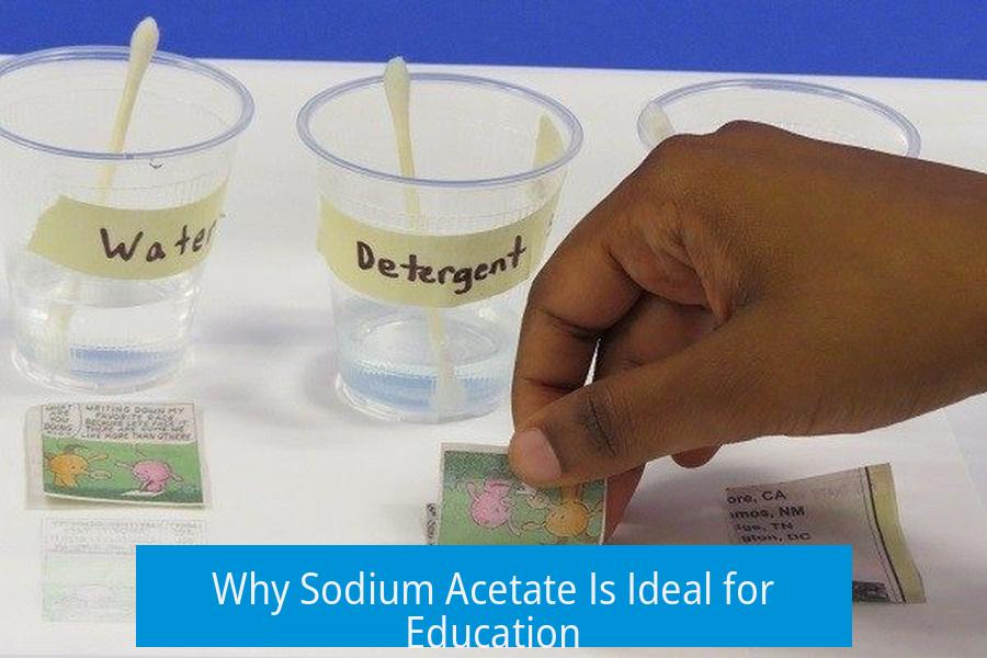 Why Sodium Acetate Is Ideal for Education