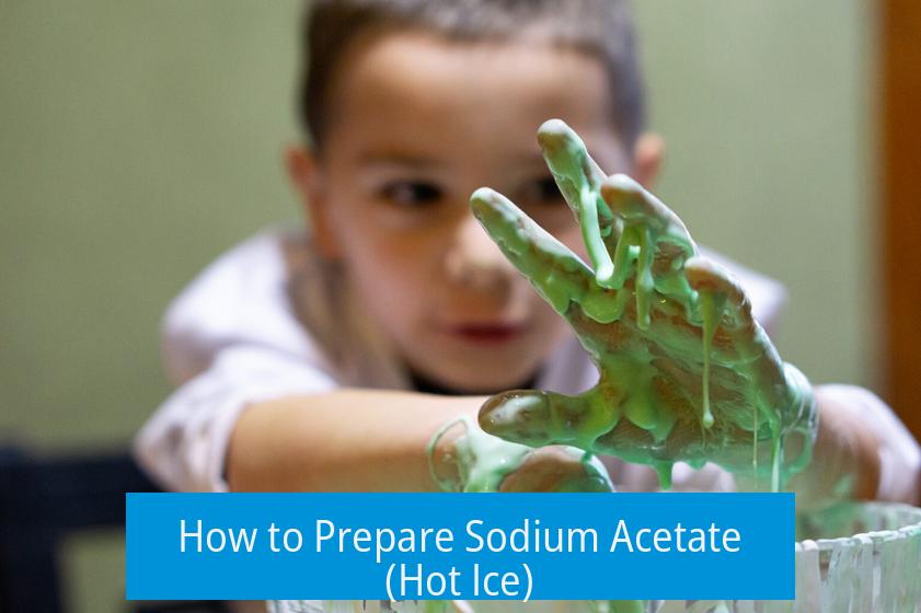 How to Prepare Sodium Acetate (Hot Ice)