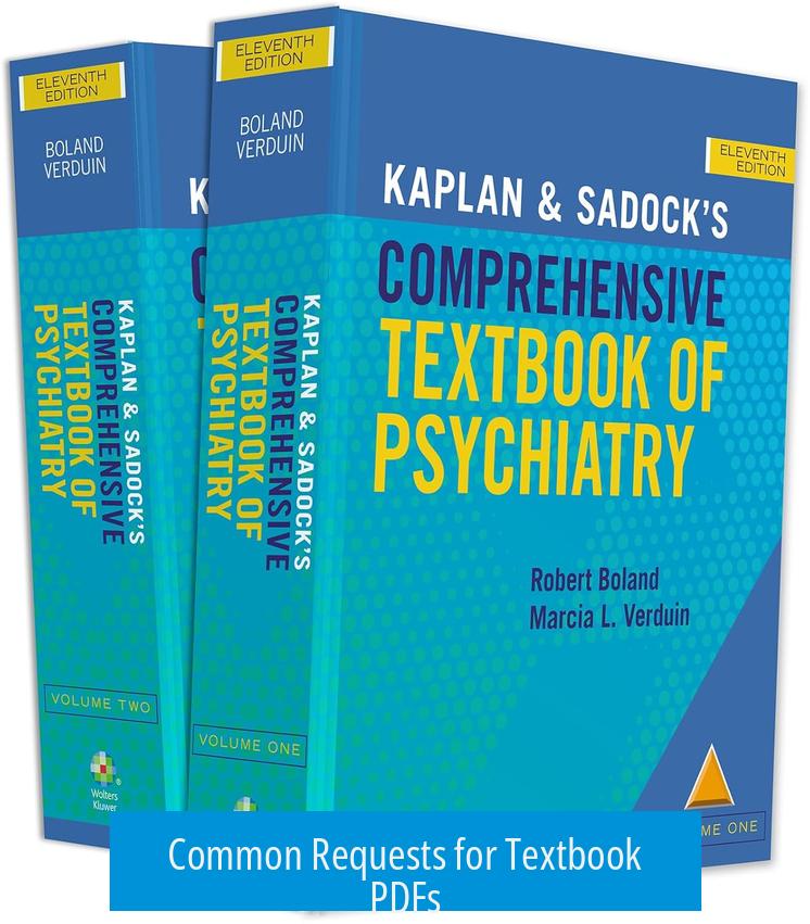 Common Requests for Textbook PDFs