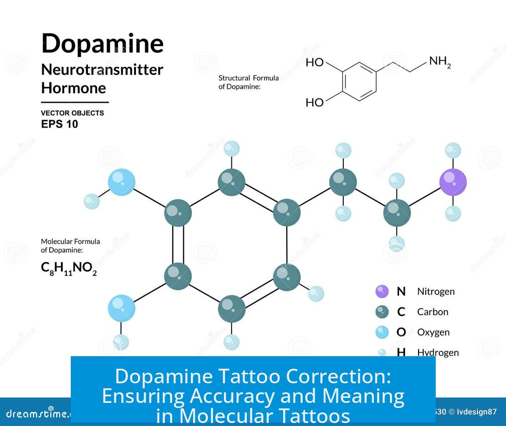 Dopamine Tattoo Correction: Ensuring Accuracy and Meaning in Molecular Tattoos
