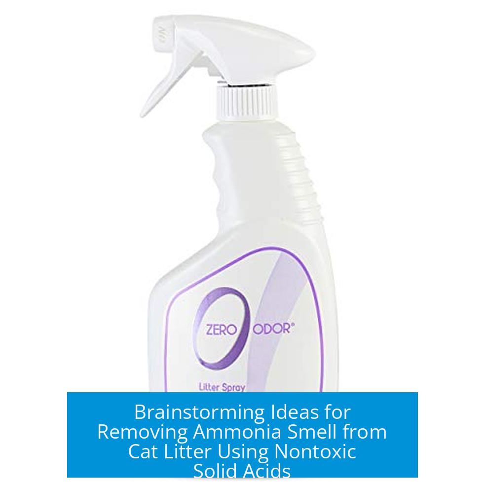Brainstorming Ideas for Removing Ammonia Smell from Cat Litter Using Nontoxic Solid Acids