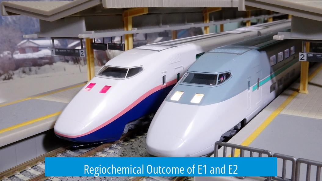 Regiochemical Outcome of E1 and E2
