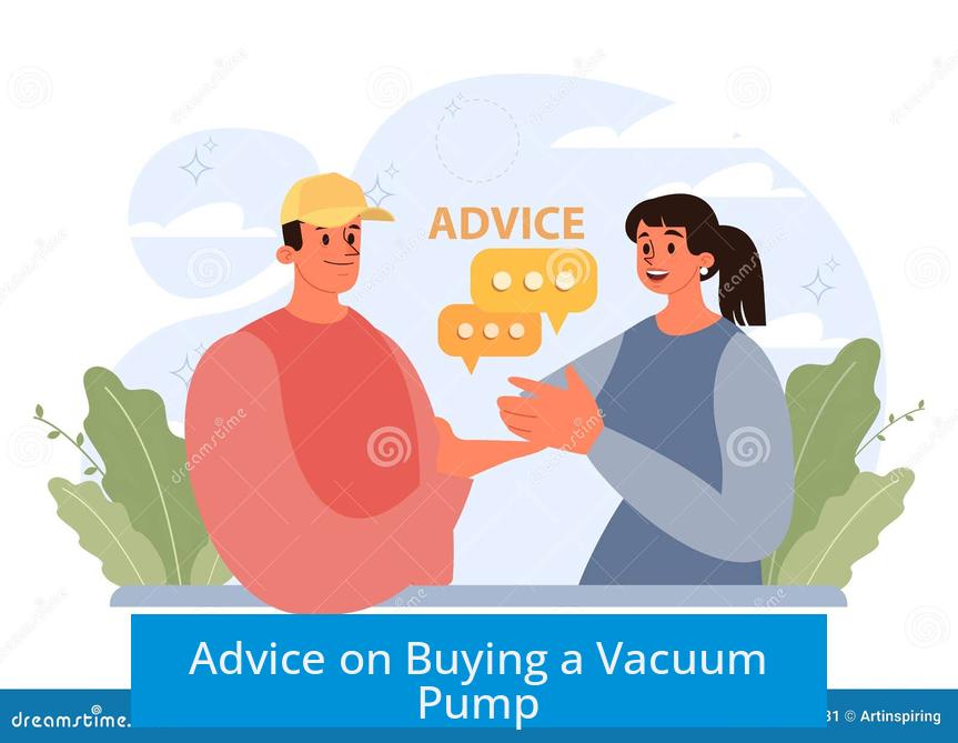 Advice on Buying a Vacuum Pump
