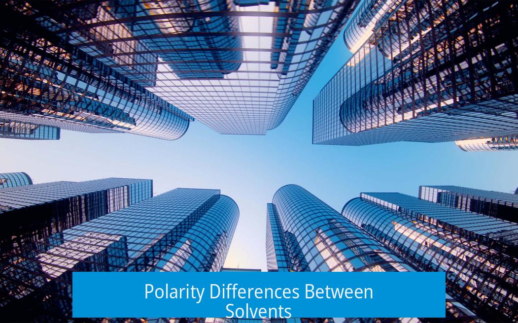Polarity Differences Between Solvents