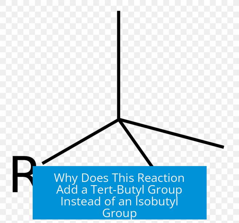 Why Does This Reaction Add a Tert-Butyl Group Instead of an Isobutyl Group?