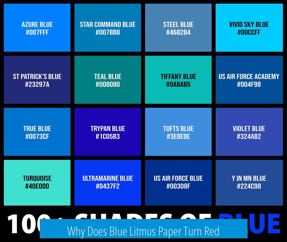 Why Does Blue Litmus Paper Turn Red?