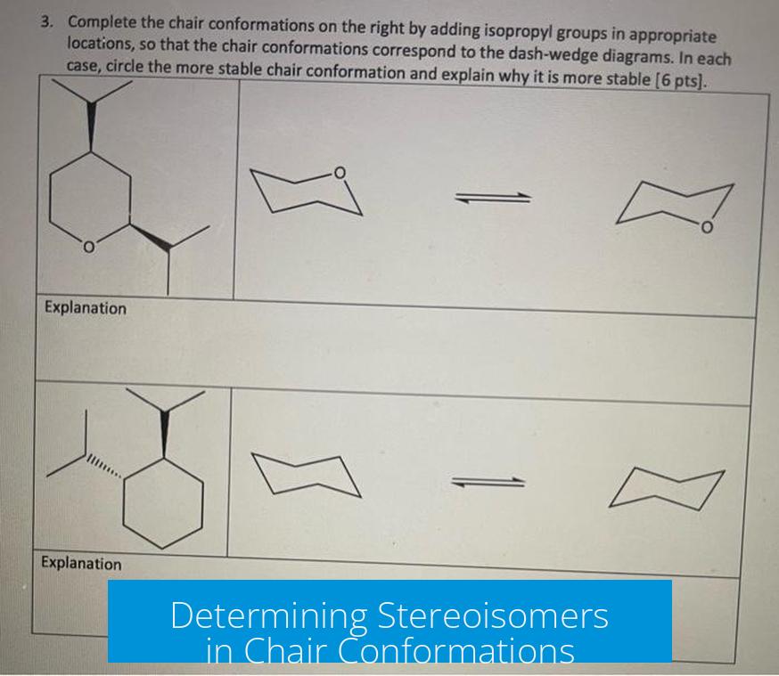 Determining Stereoisomers in Chair Conformations