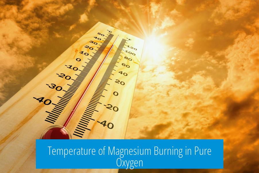 Temperature of Magnesium Burning in Pure Oxygen