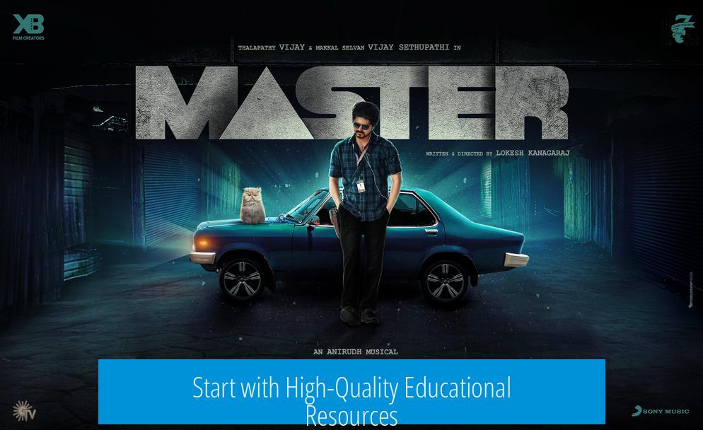 Start with High-Quality Educational Resources