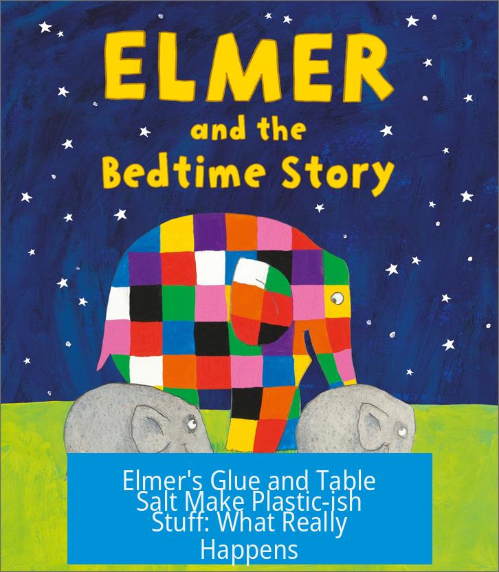 Elmer's Glue and Table Salt Make Plastic-ish Stuff: What Really Happens?