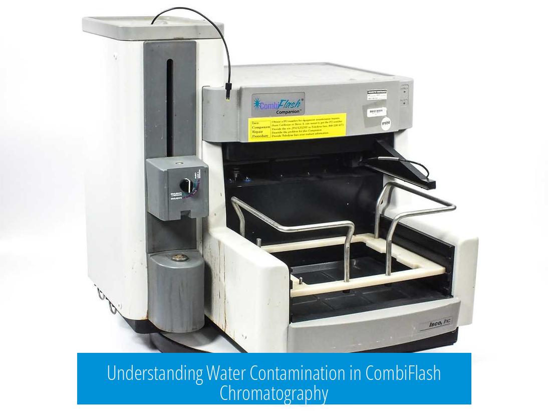 Understanding Water Contamination in CombiFlash Chromatography