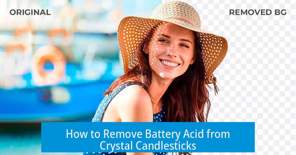 How to Remove Battery Acid from Crystal Candlesticks