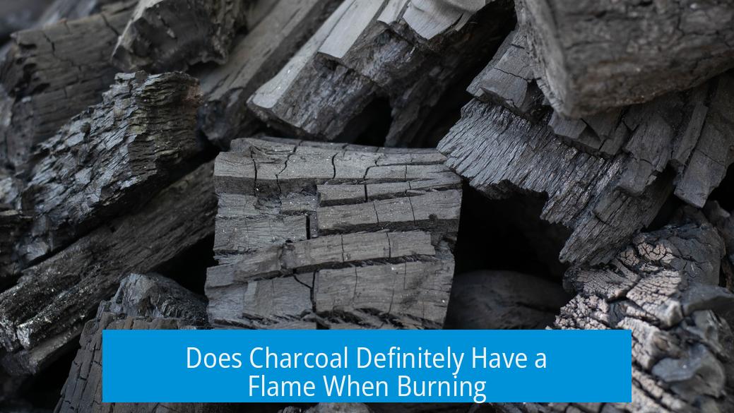Does Charcoal Definitely Have a Flame When Burning?
