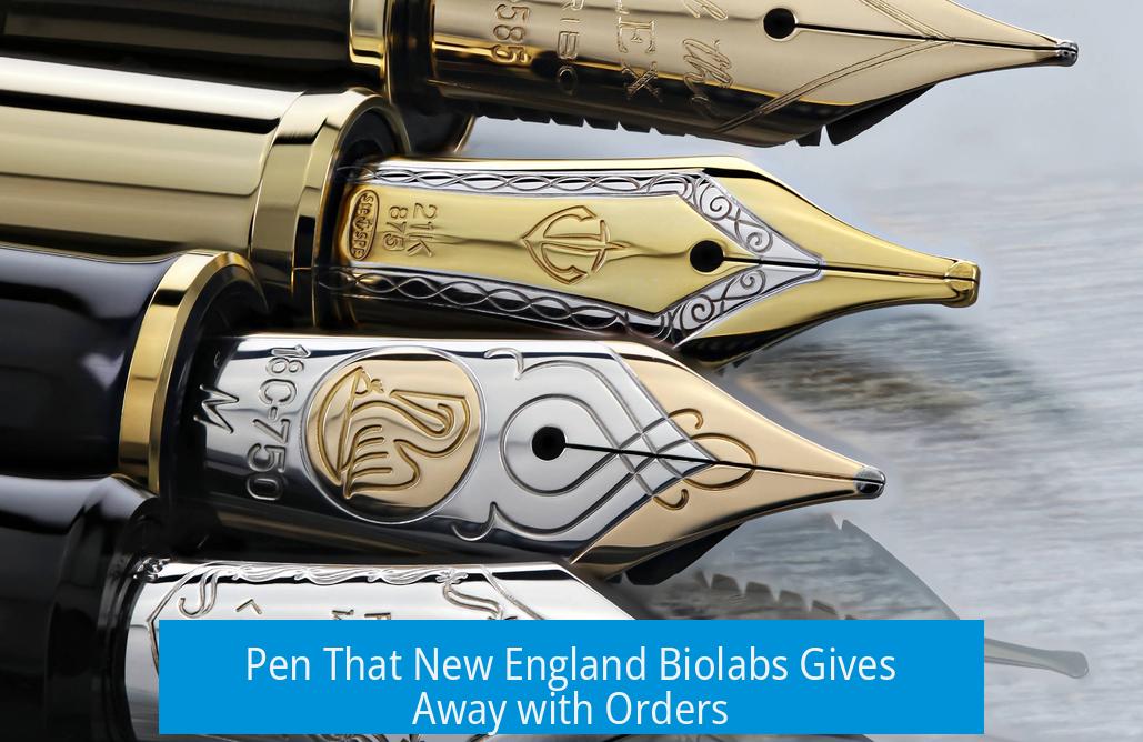 Pen That New England Biolabs Gives Away with Orders