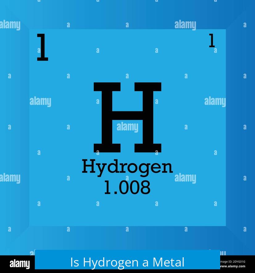 Is Hydrogen a Metal?