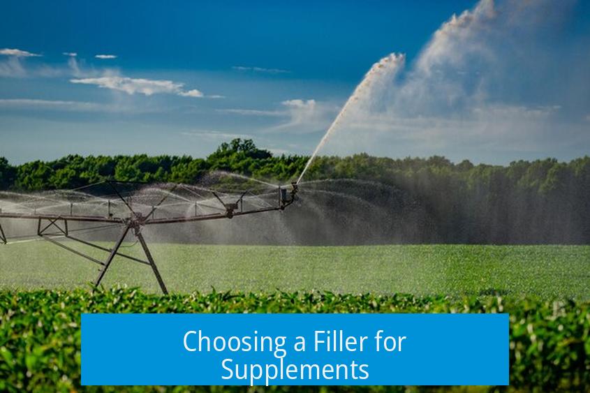 Choosing a Filler for Supplements