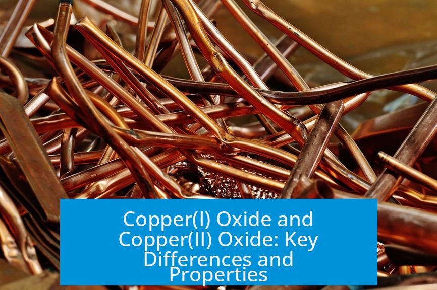 Copper(I) Oxide and Copper(II) Oxide: Key Differences and Properties