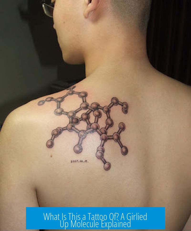 What Is This a Tattoo Of? A Girlied Up Molecule Explained