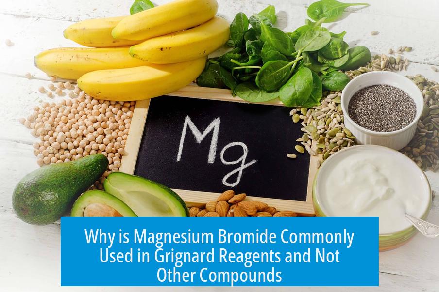 Why is Magnesium Bromide Commonly Used in Grignard Reagents and Not Other Compounds?