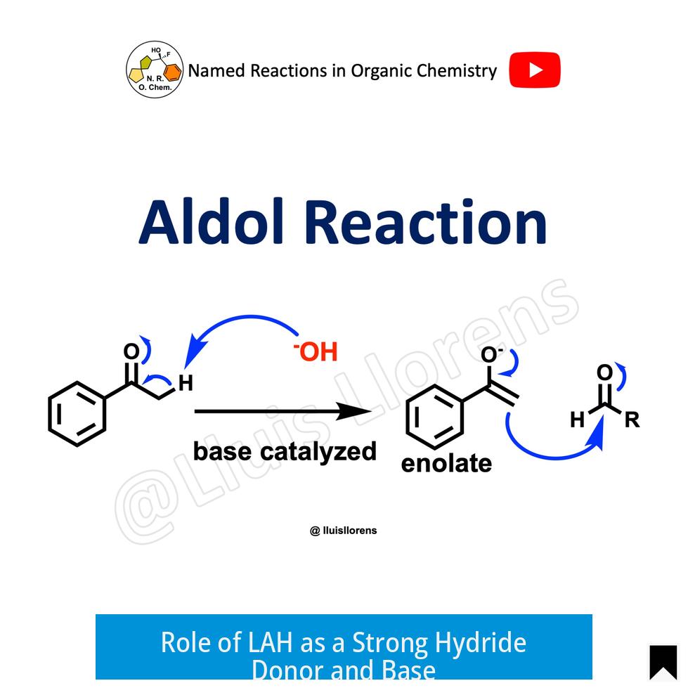 Role of LAH as a Strong Hydride Donor and Base