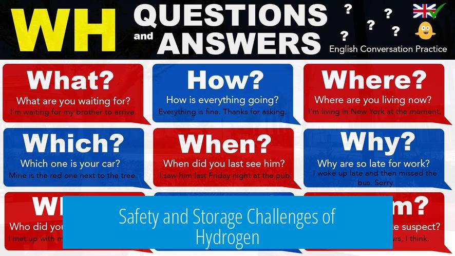 Safety and Storage Challenges of Hydrogen