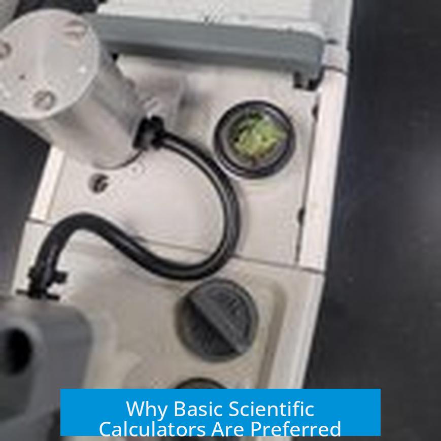 Why Basic Scientific Calculators Are Preferred