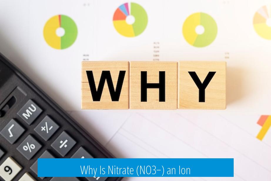 Why Is Nitrate (NO3−) an Ion?