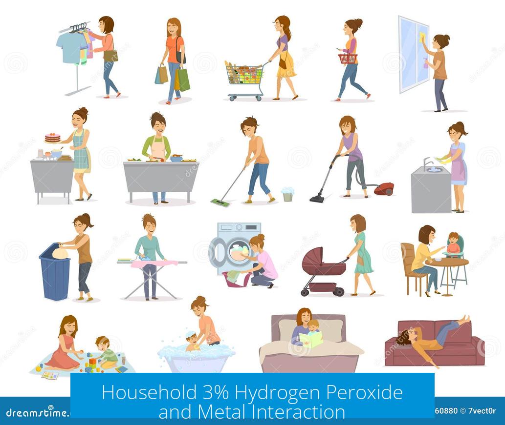 Household 3% Hydrogen Peroxide and Metal Interaction
